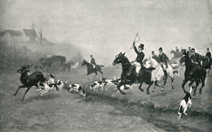 Illustration tirée de l'ouvrage La Chasse à travers les Âges - Comte de Chabot (1898) - A. Savaète (Paris) - BnF (Gallica) (1)